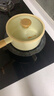 小熊（Bear）陶瓷不粘小奶鍋陶瓷涂層健康輔食鍋湯鍋熱奶18cm爐灶通用  曬單實(shí)拍圖
