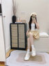 CAMILA KSENIA爆款板鞋女士2025新款夏季休閑百搭厚底小白鞋女時尚單鞋子徒步鞋 白色 37 曬單實拍圖