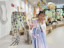旗鉑漢服女童春秋2025中秋新款兒童國風(fēng)超仙連衣裙 無盡浮華長袖 120 曬單實(shí)拍圖