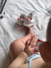 牧童童鞋寶寶學(xué)步鞋男春秋款女童透氣網(wǎng)面嬰兒鞋軟底 煙波紫 17  曬單實(shí)拍圖