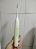 飛利浦（PHILIPS）【肖戰(zhàn)推薦】電動(dòng)牙刷鉆石3系 生日七夕情人節(jié)禮物 情侶款送男生/女友 微泡水流 HX5161/05抹茶綠 曬單實(shí)拍圖