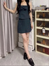 ZHR樂(lè )福鞋女復古平底小皮鞋女氣質(zhì)通勤百搭單鞋女 EH208黑色37 曬單實(shí)拍圖