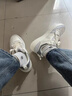 李寧（LI-NING）行初板鞋男鞋秋季2025新款低幫休閑鞋男生透氣輕便增高耐磨運動(dòng)鞋 米白色/南極灰 【行初2.0】 42 曬單實(shí)拍圖