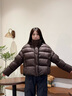 波司登25年冬季90絨羽絨服女士寬松短款泡芙加厚立領(lǐng)明星同款外套 曬單實(shí)拍圖