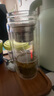 希樂(lè )玻璃杯雙層玻璃水杯高顏值男士商務(wù)辦公茶水分離杯便攜泡茶杯子 曬單實(shí)拍圖