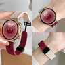 炫戴適用華為gt4/gt5/watch5表帶運動硅膠41mm磁吸回環(huán)watch4/3pro手表帶gt3/5pro男女生榮耀表帶配件 星光拼酒紅 GT5/4/watch4/5/5Pro接口22mm 曬單實拍圖