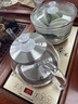 益茶福全自動上水電熱水壺底部上水嵌入式茶臺功夫茶燒水壺飲水燒水一體機抽水玻璃煮茶壺保溫泡茶壺 SQ-008金色玻璃套裝 1L 曬單實拍圖