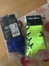 卡爾美（KELME）中筒襪防滑硅膠襪加厚毛巾底足球襪籃球襪跑步襪子男女 熒光綠黑 曬單實(shí)拍圖