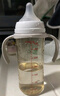 貝親（Pigeon）PPSU寬口徑雙把手奶瓶330ml LL號奶嘴 9個(gè)月+ AA271 曬單實(shí)拍圖