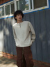 森馬（Semir）長(cháng)袖T恤男華夫格純色百搭打底衫冬季2025上衣亨利領(lǐng)109725101101 曬單實(shí)拍圖