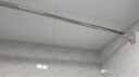 MYMOODHOUSE伸縮晾衣桿浴簾桿免打孔不銹鋼衣柜掛衣桿陽臺窗簾桿110-200 曬單實拍圖