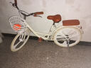 飛鴿（FLYING PIGEON）自行車(chē)成人通勤車(chē)自行車(chē)學(xué)生單車(chē)成人自行車(chē)通勤自行車(chē)女士自行車(chē) 頂配奶油米|單速|(zhì)一體輪+禮包 24寸適合150-170cm 曬單實(shí)拍圖