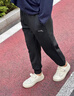 安踏兒童褲子男女大小童2025秋季寬松舒適針織運動(dòng)長(cháng)褲A72537702 曬單實(shí)拍圖