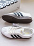 adidas T頭鞋 VL COURT復(fù)古板鞋德訓(xùn)鞋男女阿迪達斯輕運動 漢玉白/黑色/樹脂黃   37 曬單實拍圖