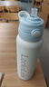 樂(lè )扣樂(lè )扣吸管保溫杯成人大容量1000ml水杯直飲杯316不銹鋼雙飲杯子熱水瓶 曬單實(shí)拍圖