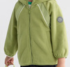 巴拉巴拉童裝兒童外套男女童寶寶上衣春秋裝搖粒絨抗靜電連帽休閑 黃綠41182 140 曬單實(shí)拍圖