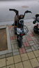 雅迪國家補貼甜橙星恒鋰電80KM長續(xù)航電動車智能電動自行車通勤代步電瓶車男女新國標新亮黑 曬單實拍圖