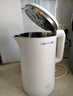九陽(yáng)（Joyoung）熱水壺燒水壺電水壺1.5L大容量  316L不銹鋼內膽 雙層隔熱  0膠水壺K15FD-W170 曬單實(shí)拍圖