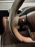 YZ適用tesla特斯拉model3Y方向盤(pán)套超薄吸汗車(chē)內飾裝飾改裝丫配件 Model3/Y原廠(chǎng)麂皮絨方向盤(pán)套灰色 曬單實(shí)拍圖