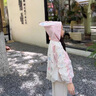 G.DUCKKIDS小黃鴨女童外套春秋洋氣一歲寶寶衣服兒童裝小女孩夾克連帽上衣 粉色 120 cm 曬單實(shí)拍圖