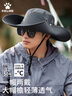 卡爾美（KELME）漁夫帽遮陽帽男防曬帽夏季登山大帽檐西部牛仔帽女太陽帽釣魚帽 曬單實拍圖