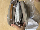 萊夫商務(wù)旅行14英寸電腦包女韓版生書(shū)包大容量學(xué)雙肩背包 海鷗灰大號 曬單實(shí)拍圖