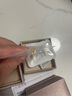 六福珠寶七夕禮物 黃金耳釘英文字母C光影金(單只)足金耳釘 總重約0.41克 曬單實(shí)拍圖