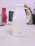 蘇泊爾（SUPOR）保溫壺玻璃內膽熱水壺家用保溫水壺暖水瓶大容量開(kāi)水壺溫水瓶 【玻璃紅膽】奶油白 1.9L 曬單實(shí)拍圖