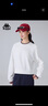 卡帕（Kappa）背靠背運(yùn)動(dòng)衛(wèi)衣女新款圓領(lǐng)針織套頭衫休閑短款百搭上衣 K0F22WT22 曬單實(shí)拍圖