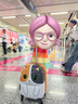 新秀麗（Samsonite）兒童行李箱旅行箱卡通動(dòng)物造型拉桿箱時(shí)尚可愛(ài)拉桿箱U22 白色/橙色貓咪 16英寸 曬單實(shí)拍圖