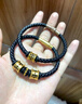 金小貅男士黃金手鏈 足金999刺青轉(zhuǎn)運(yùn)珠金珠守護(hù)路路通情侶款時(shí)尚經(jīng)典 0.9g,信念【大號(hào)不含繩】 曬單實(shí)拍圖