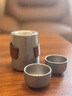 旅行鈦合金茶具套裝便攜一人快客杯不銹鋼戶(hù)外露營(yíng)燒水壺泡煮茶壺 【茶具套裝】精致鈦化*送硬殼包 曬單實(shí)拍圖