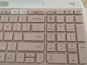 羅技（Logitech）K580無線藍牙超薄靜音鍵盤 辦公鍵盤筆記本電腦手機Mac平板ipad鍵盤雙模外接鍵盤薄膜便攜多屏家用 超薄鍵盤-茱萸粉 曬單實拍圖