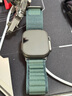 Apple/蘋(píng)果 Watch Ultra 2 智能手表GPS+蜂窩款49 毫米黑色鈦金屬表殼暗綠色高山回環(huán)式表帶L MXDP3CH/B 曬單實(shí)拍圖