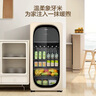 海爾（Haier）【小紅花冰柜-綻放版】169升家用客廳辦公室冷藏柜冰吧茶葉飲料蔬果保鮮柜小冰箱LC-169WLH9EY1 曬單實(shí)拍圖