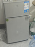 奧克斯小冰箱家用小型迷你冷藏冷凍兩用出租房宿舍用節(jié)能省電寢室辦公室電冰箱 【熱賣款 升級(jí)凈化去味】22A126DW銀 曬單實(shí)拍圖
