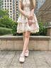 妙麗（Millies）品牌內(nèi)增高瑪麗珍鞋女2025新款小眾雙魔術(shù)貼淺口單鞋運動休閑女鞋 米杏 37 曬單實拍圖