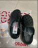 名創(chuàng)優(yōu)品（MINISO）洞洞鞋男女夏季外穿涼鞋防滑厚底踩屎感包頭涼拖鞋 黑色+海洋星星 曬單實(shí)拍圖