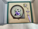 一涵 涵中國特色刺繡禮品功夫熊貓套盒禮盒出國禮品送老外中國非遺特色功夫熊貓·劍氣縱橫 【手工雙面繡+書(shū)簽+精美禮盒】 曬單實(shí)拍圖