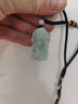 林鐘曦天然玉貔貅吊墜掛件項鏈男女翡翠玉佩情侶玉石招財皮丘貔貅鑰匙扣 翡翠招財貔貅:單件【頭部向左】 曬單實(shí)拍圖