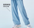 巴拉巴拉女童牛仔褲兒童褲子2025夏裝中大童長(zhǎng)褲薄款直筒褲208225108003 曬單實(shí)拍圖