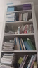 豫正家用書架2.4m七層家庭圖書館書架落地多層鋼制學(xué)生寶寶圖書架 珍珠白7層單面2.4m高0.8m主架 曬單實拍圖