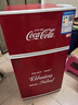 可口可樂(lè )（Coca-Cola）78升冰箱小冰箱一級能效雙開(kāi)門(mén)電冰箱租房家用客廳宿舍小型冰箱節能省電低噪運行 38L可樂(lè )紅【3天約1度電】一級能效 曬單實(shí)拍圖