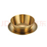 維諾亞韓式料理碗戶外用餐碟金色小碗商用創(chuàng)意餐碗不銹鋼火鍋蘸料小碗 【10cm本色單層】304餐碗 曬單實(shí)拍圖