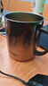 膳魔師（THERMOS）馬克杯不銹鋼茶杯大容量把手杯保溫咖啡杯七夕節(jié)教師節(jié)禮物TEMC 【鍍鈦茶漏】日暮金 400ml 曬單實(shí)拍圖