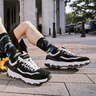 斯凱奇（Skechers）奧利奧熊貓鞋丨老爹鞋男女經(jīng)典黑白復古春夏輕便潮流增高運動(dòng)休閑 男款-BKW/黑色/白色 43 曬單實(shí)拍圖
