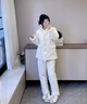 貓人女士睡衣女冬三層夾棉加厚加絨新中式國風(fēng)棉服可外穿棉襖家居服 曬單實(shí)拍圖