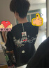 查爾斯桃心重磅美式純棉短袖T恤印花夏季花卉?chē)蹦信顚捤砂俅?黑色 XL 曬單實(shí)拍圖