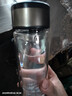 【?京東物流配送】高硼硅雙層玻璃杯大容量泡茶杯水杯子茶水分離 【雙層加厚】茶杯 350ml 1只 曬單實(shí)拍圖