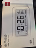 得力（deli）充電款電子智能鬧鐘背光大鬧鈴家用學(xué)生多功能溫濕度計(jì)大屏床頭鐘 開學(xué)升學(xué)季必備 白 LE103A 曬單實(shí)拍圖